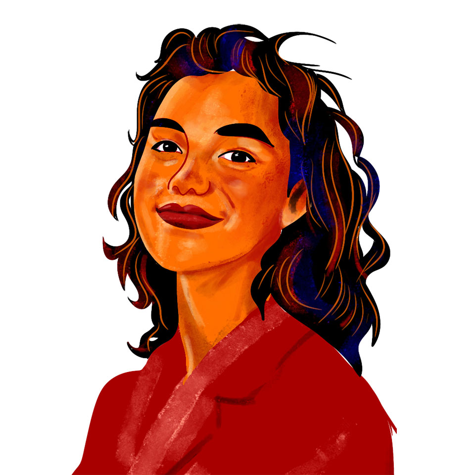 Portrait d'une jeune femme entrepreuneure